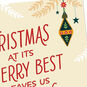 Black Angel and Ornaments Christmas Cards Pack Cover Detail image number 4