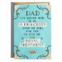 Royal Treatment Father's Day Card for Dad From Daughter, , large image number 1