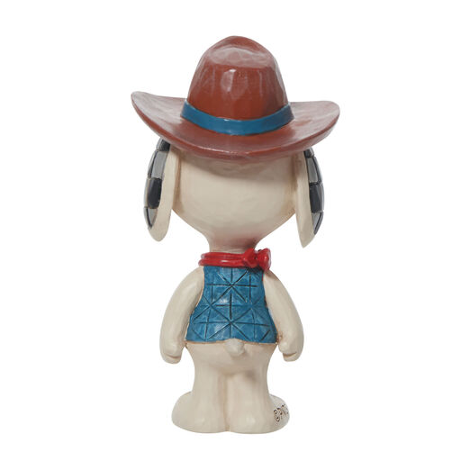 Jim Shore Peanuts Snoopy Cowboy Figurine, 5.55", 