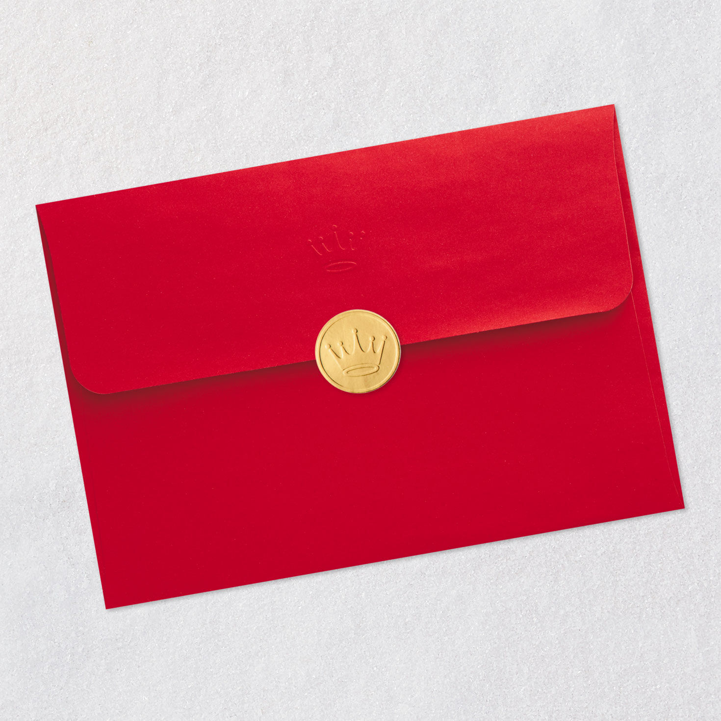 Kiss the Girl Little Mermaid Pop-Up Music & Light Valentine's Day Card Envelope Back with Seal image number 8