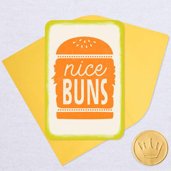 3.25" Mini Nice Buns Funny Love Card, , large image number 6