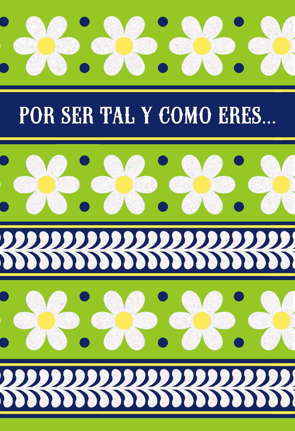 Happy Daisies Spanish-Language Thank You Card