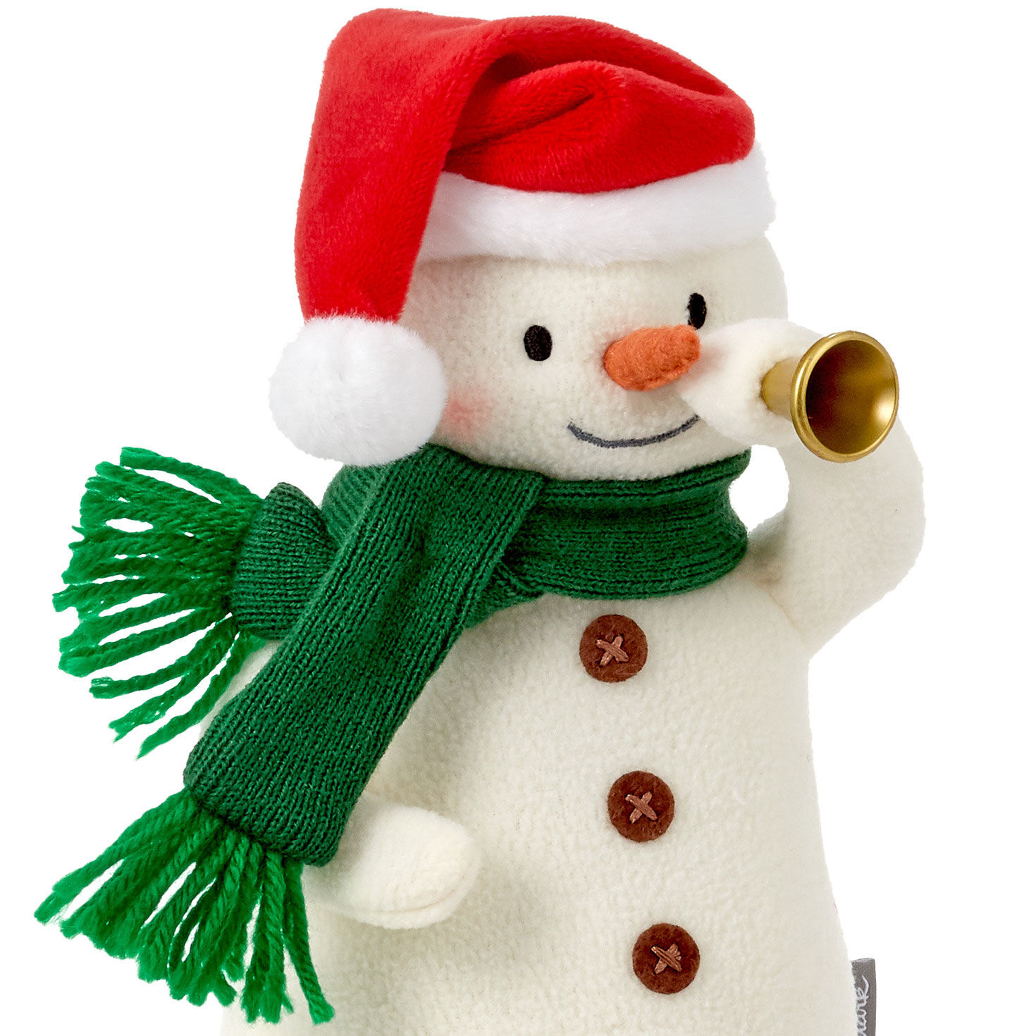 Musical Snowman Christmas Tree-Lighting Plush closeup view image number 4