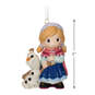 Disney Precious Moments Frozen Anna and Olaf Porcelain Ornament, , large image number 3