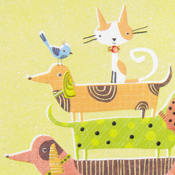 UNICEF Pet Pyramid Birthday Card for Friend, , large image number 4