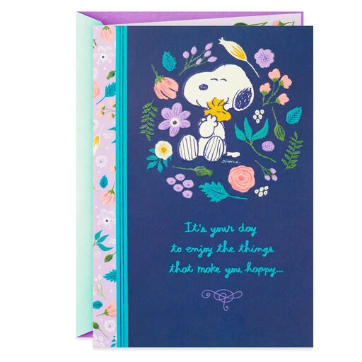 Peanuts® Snoopy and Woodstock Sharing a Hug Mother's Day Card, 