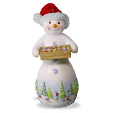 Tina L. Tinselbaum Snowtop Lodge Porcelain Snowman ...