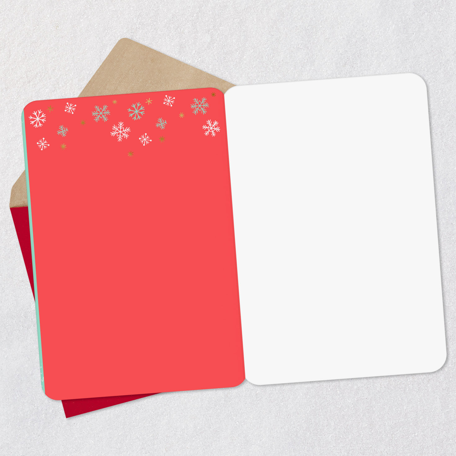 Happy Holidays Wreath Blank Holiday Card, , large image number 2