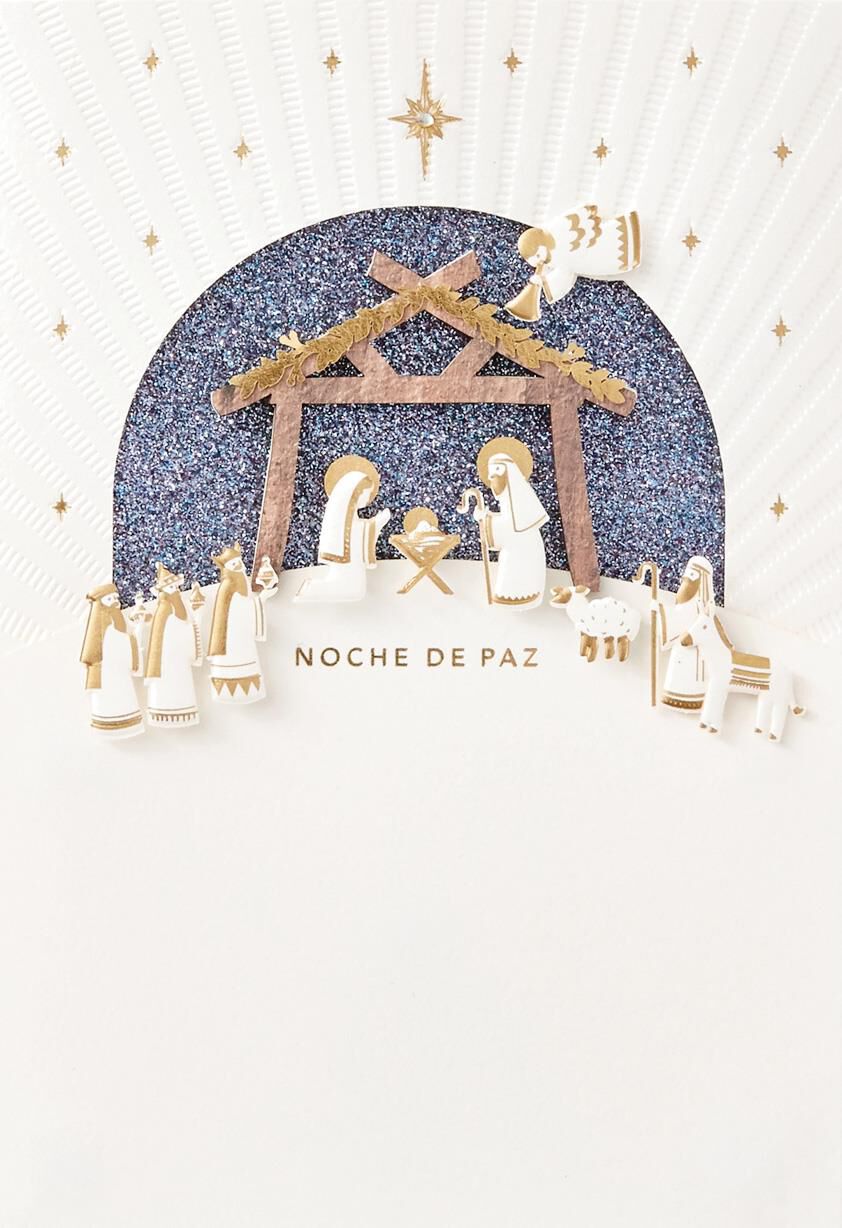 Noche de Paz Spanish-Language Christmas Card
