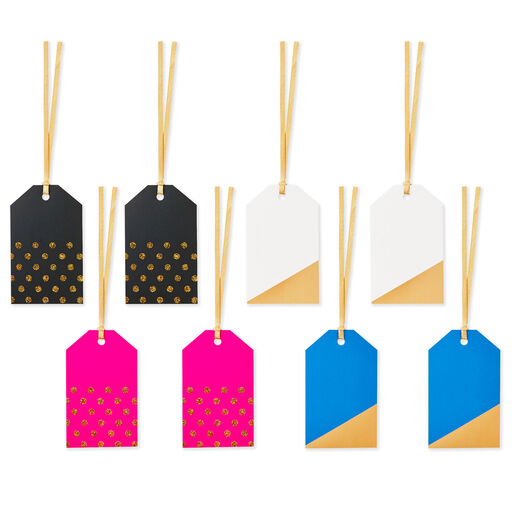 Bright Designs 8-Pack Gift Tag Assortment, 