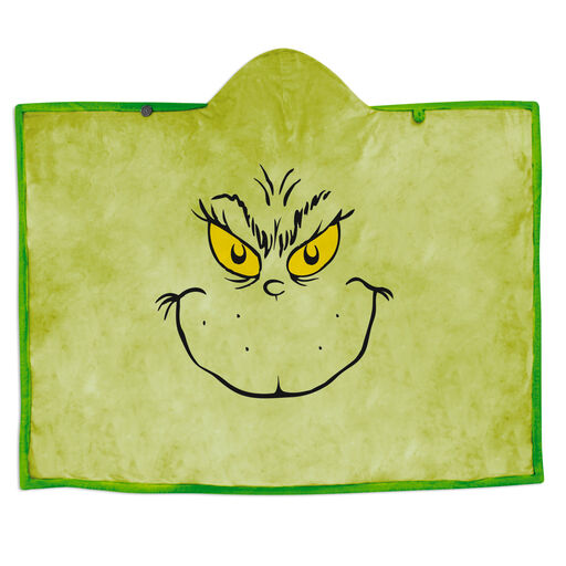 Dr. Seuss's How the Grinch Stole Christmas!™ Grinch Hooded Blanket, 70x50, 