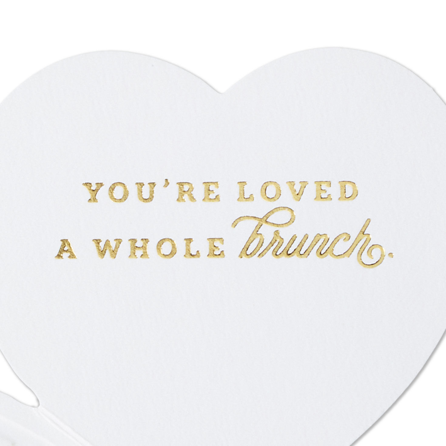 Heart-Shaped Waffle Paper Craft Mother's Day Card Sentiment image number 2