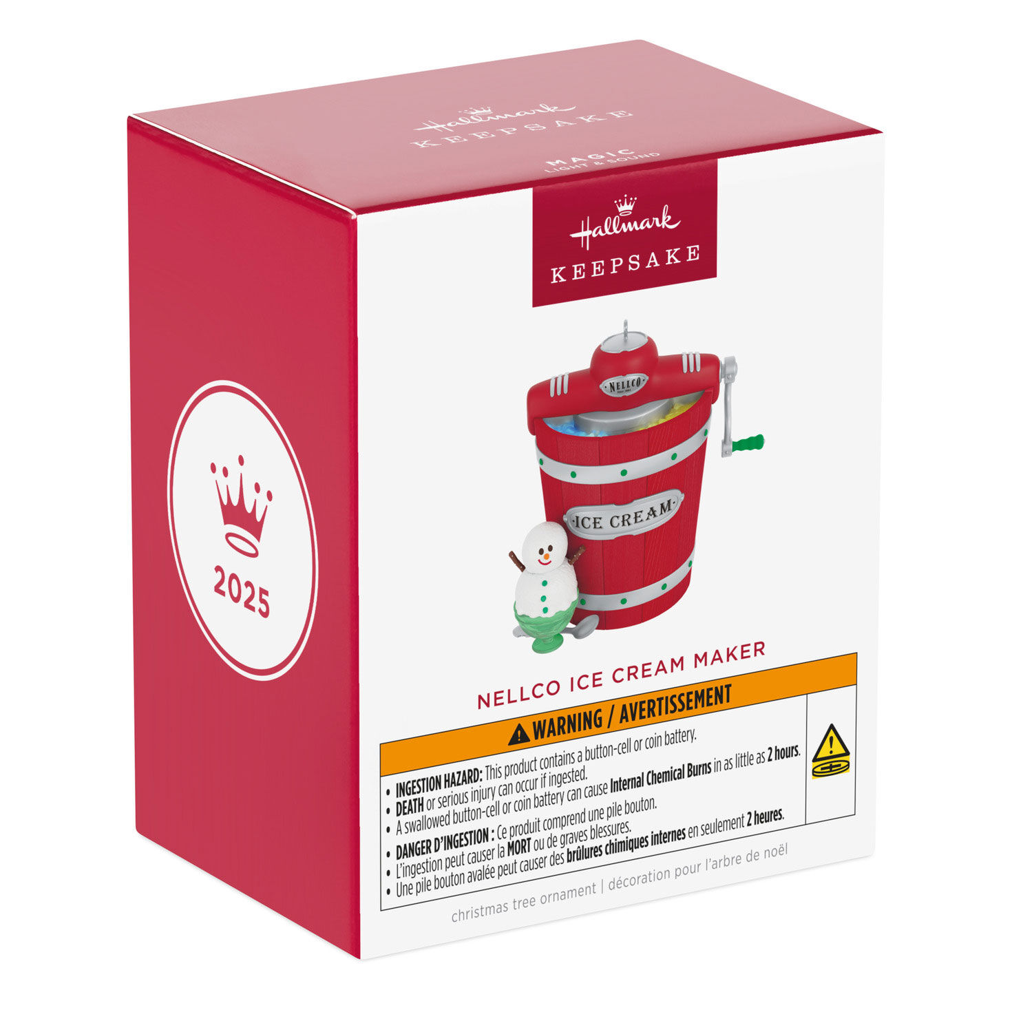 Nellco Ice Cream Maker Keepsake Ornament Packaging Front image number 7