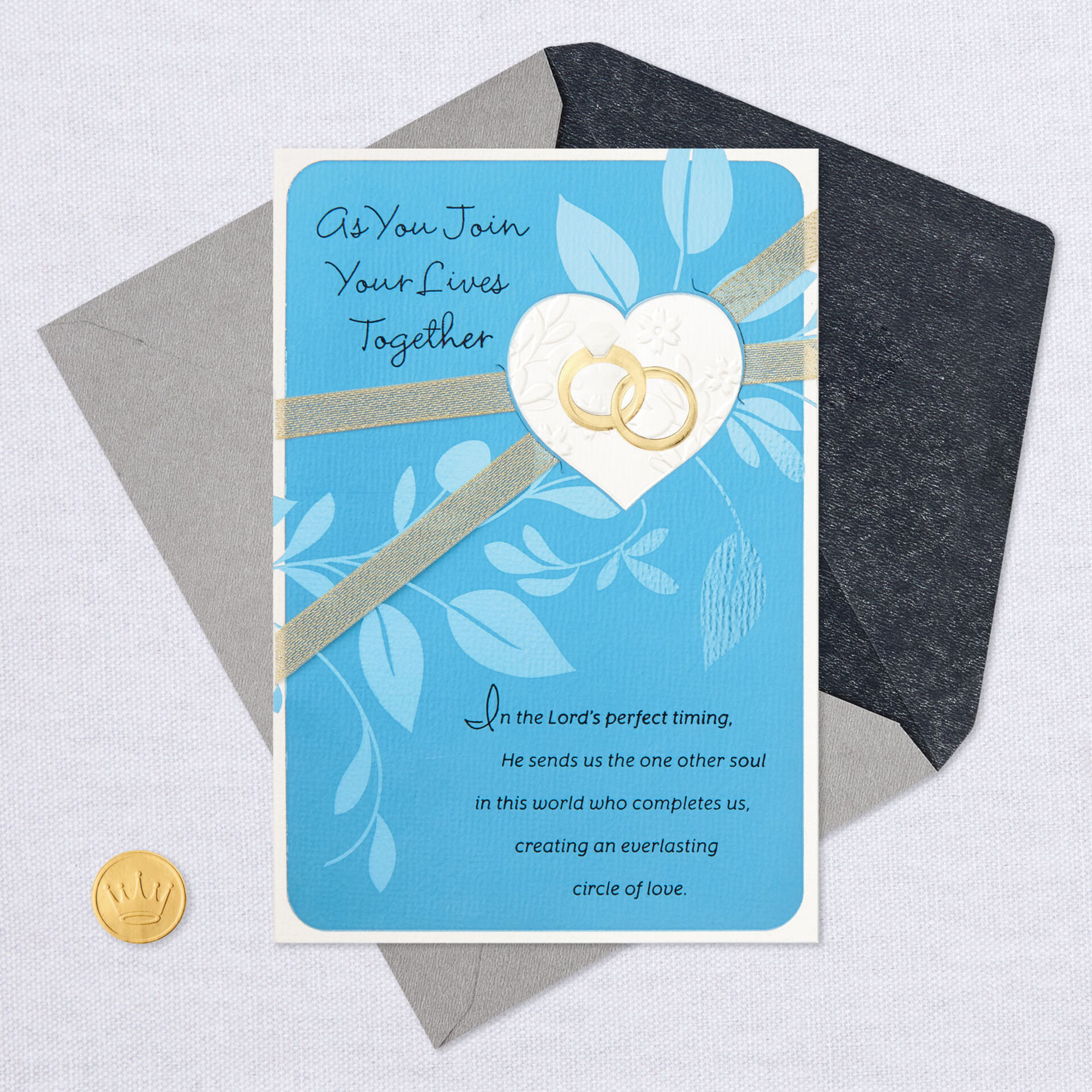 Two United Into One Religious Wedding Card Greeting Cards Hallmark