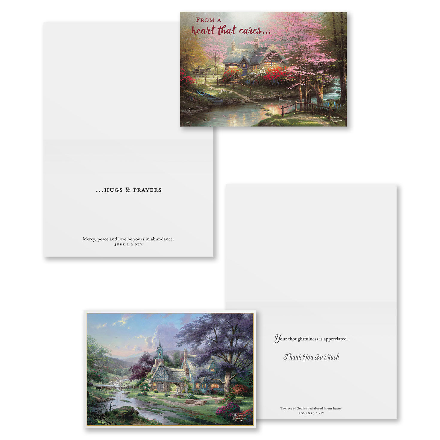 Kinkade DaySpring All Occasion Cards Assortment Card Fronts with Sentiments image number 4