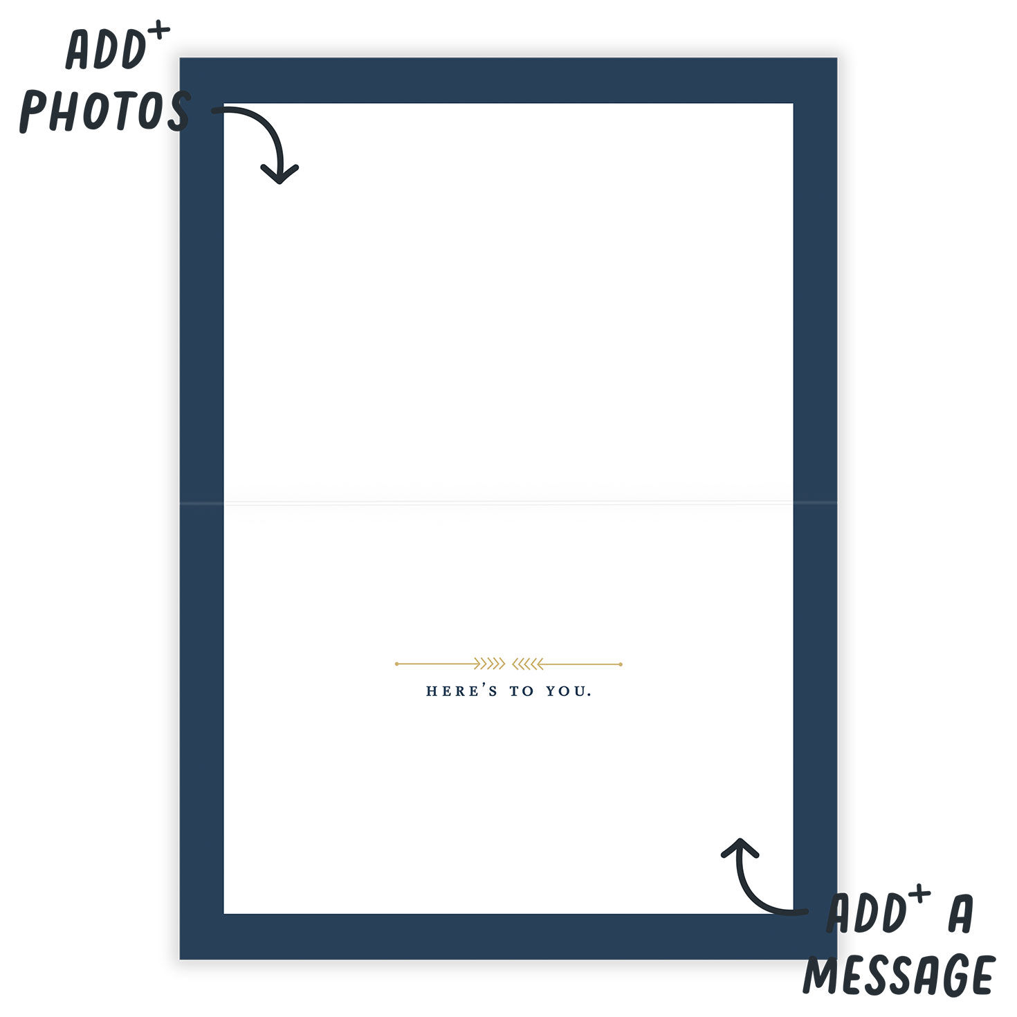 Lettering on Navy Congratulations eCard, , large image number 3