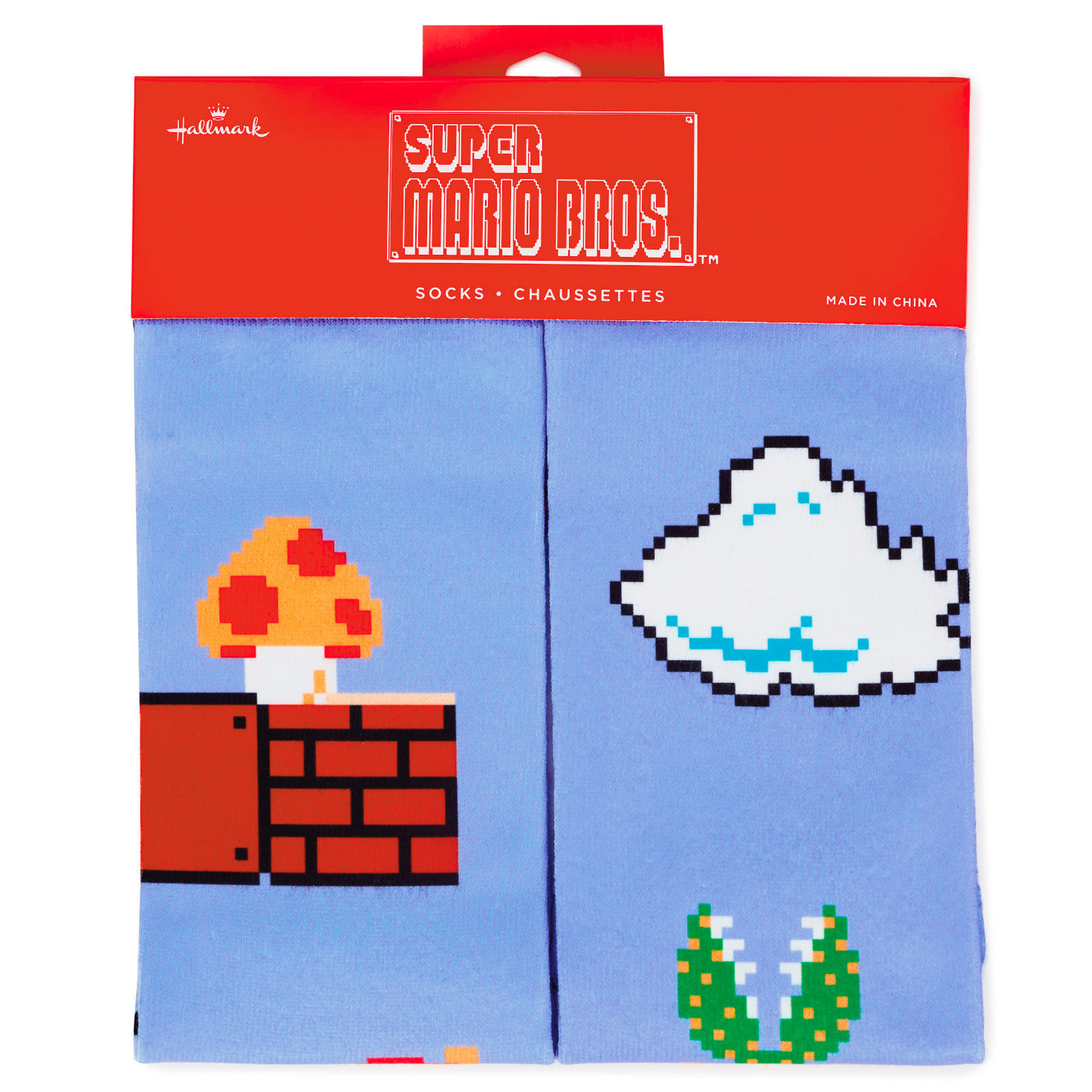 Nintendo Super Mario Bros.&reg; Novelty Crew Socks, , large image number 2
