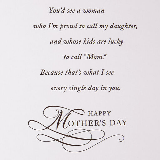 An Amazing Woman Mother's Day Card for Daughter, 