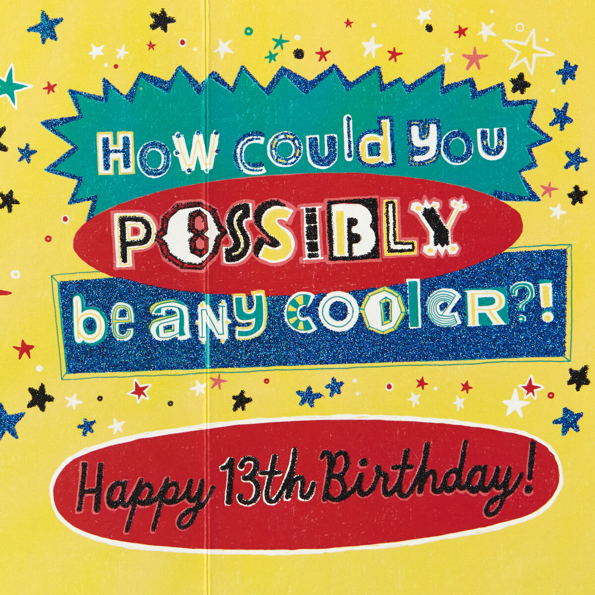 Older and Cooler Funny 13th Birthday Card - Greeting Cards - Hallmark