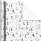 Peanuts® Gang Winter Fun Christmas Wrapping Paper, 30 sq. ft.