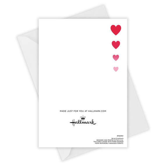 Heart Circles Folded Love Photo Card, , large image number 5