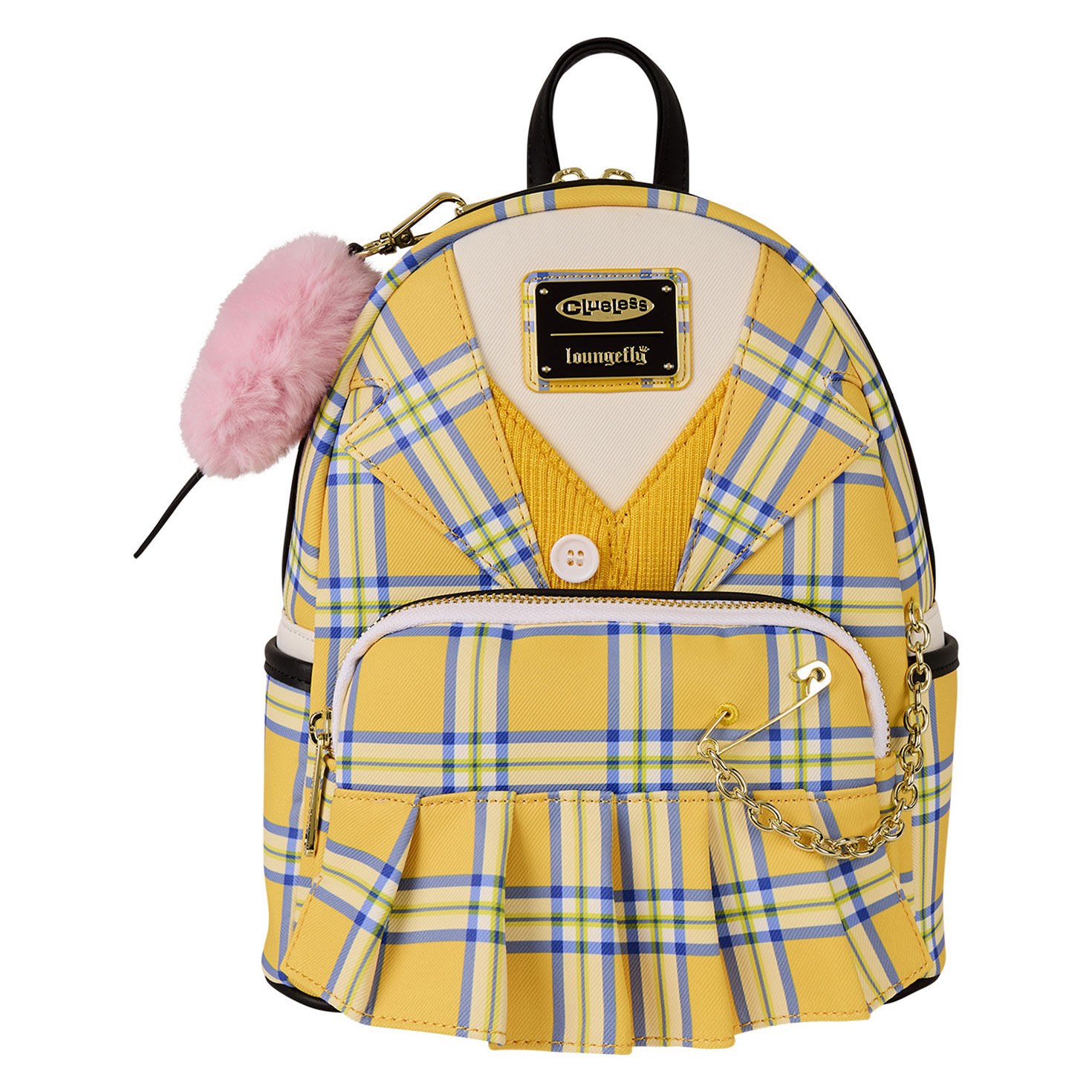 Loungefly Clueless Cher Cosplay Yellow Plaid Mini Backpack for only USD 80.00 | Hallmark