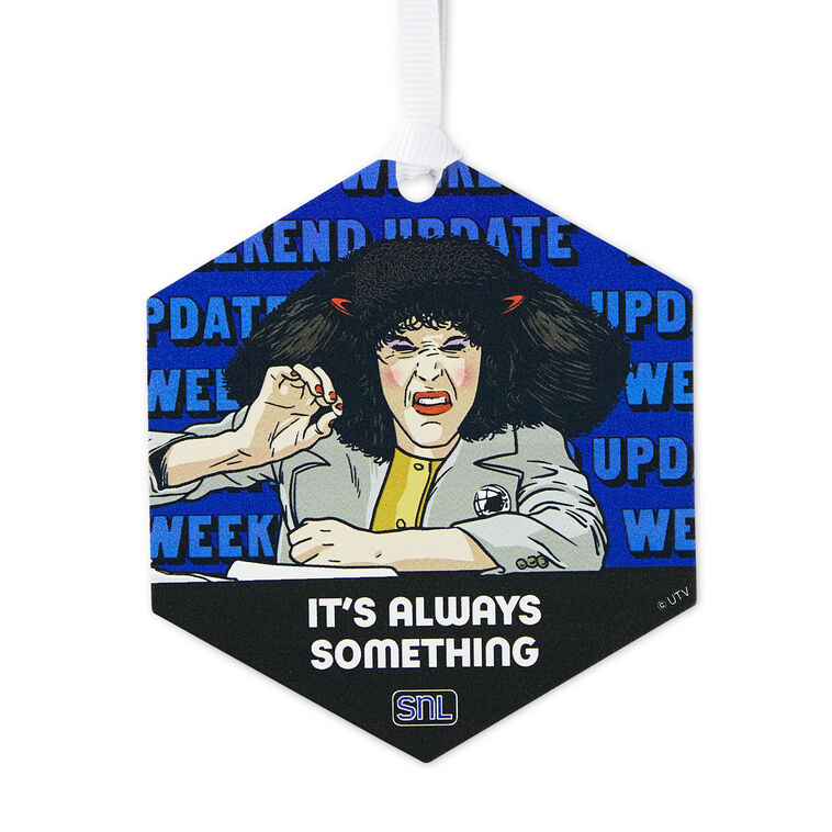 Saturday Night Live Roseanne Roseannadanna Metal Ornament