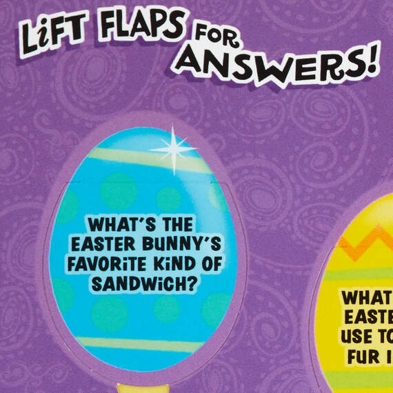 Riddles From the Funny Bunny Lift-the-Flap Easter Card, , large image number 2