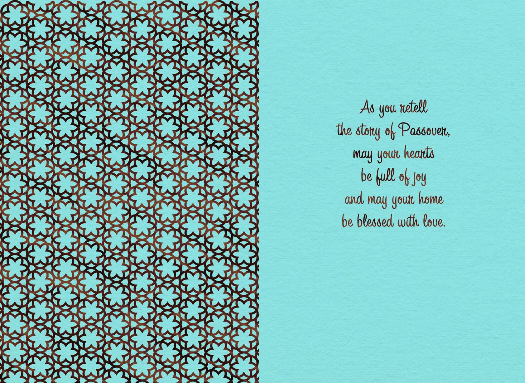 Family Table Passover Card