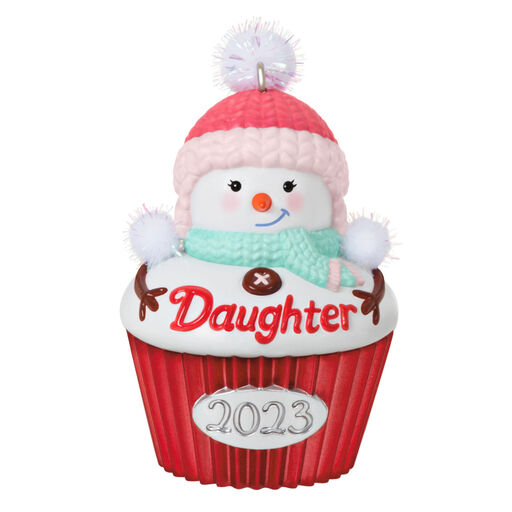 Daughter Cupcake 2023 Ornament, 