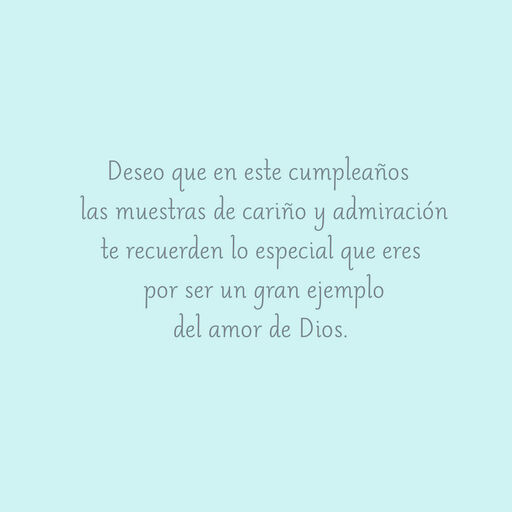 God Made You a Blessing Spanish-Language Birthday Card, 