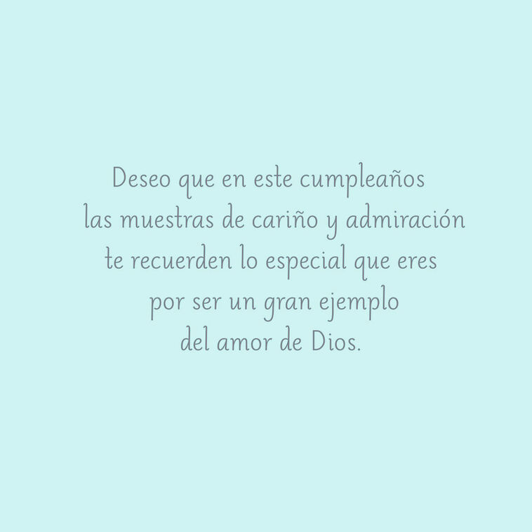 God Made You a Blessing Spanish-Language Birthday Card - Greeting