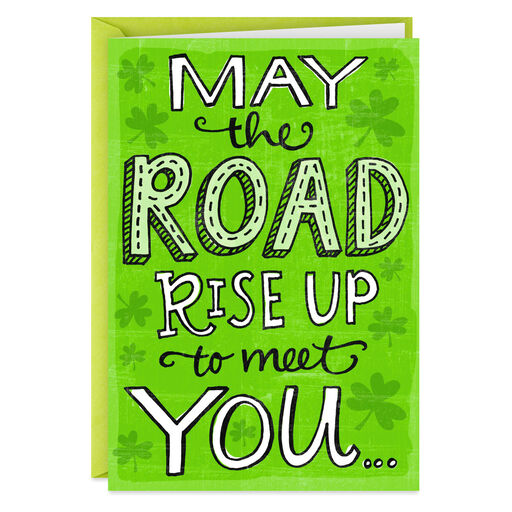 May the Road Rise Up Funny St. Patrick's Day Card, 