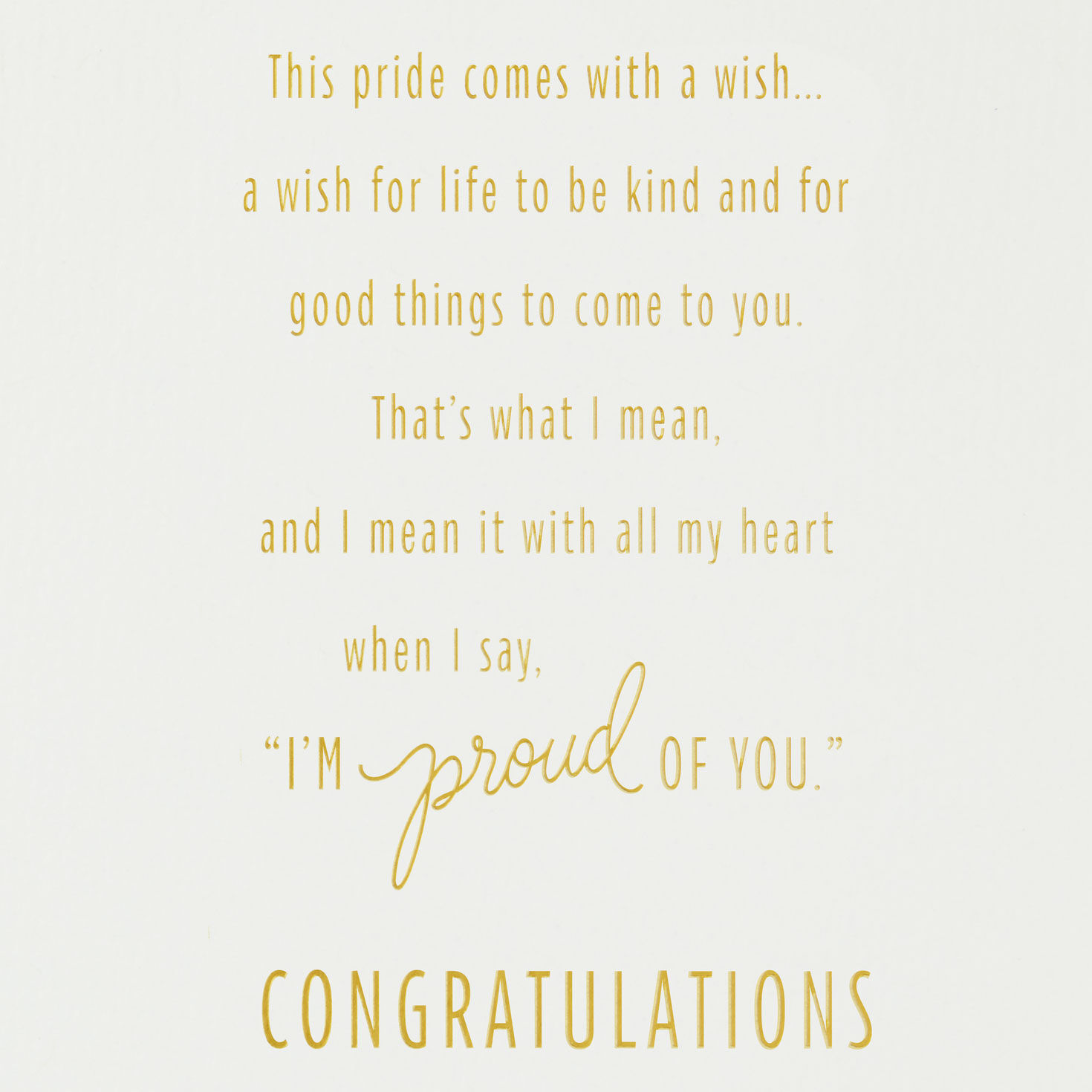 Blue and Gold Abstract Mountain Graduation Card for Son  image number 3