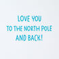 Polar Bear and Bird Granddaughter Christmas Card sentiment image number 2