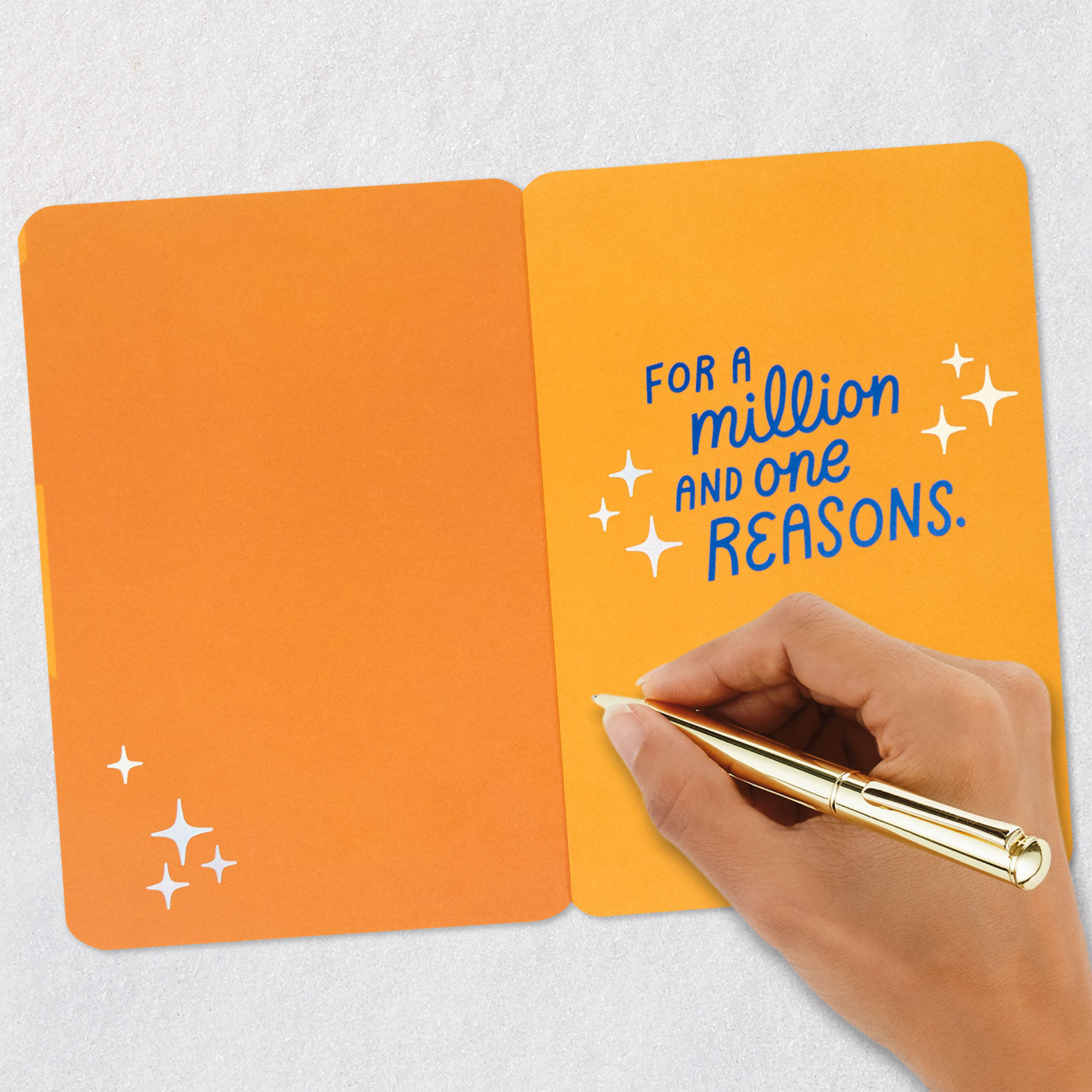 You Matter to Me Shadow Lettering Friendship Card Signing card image number 6