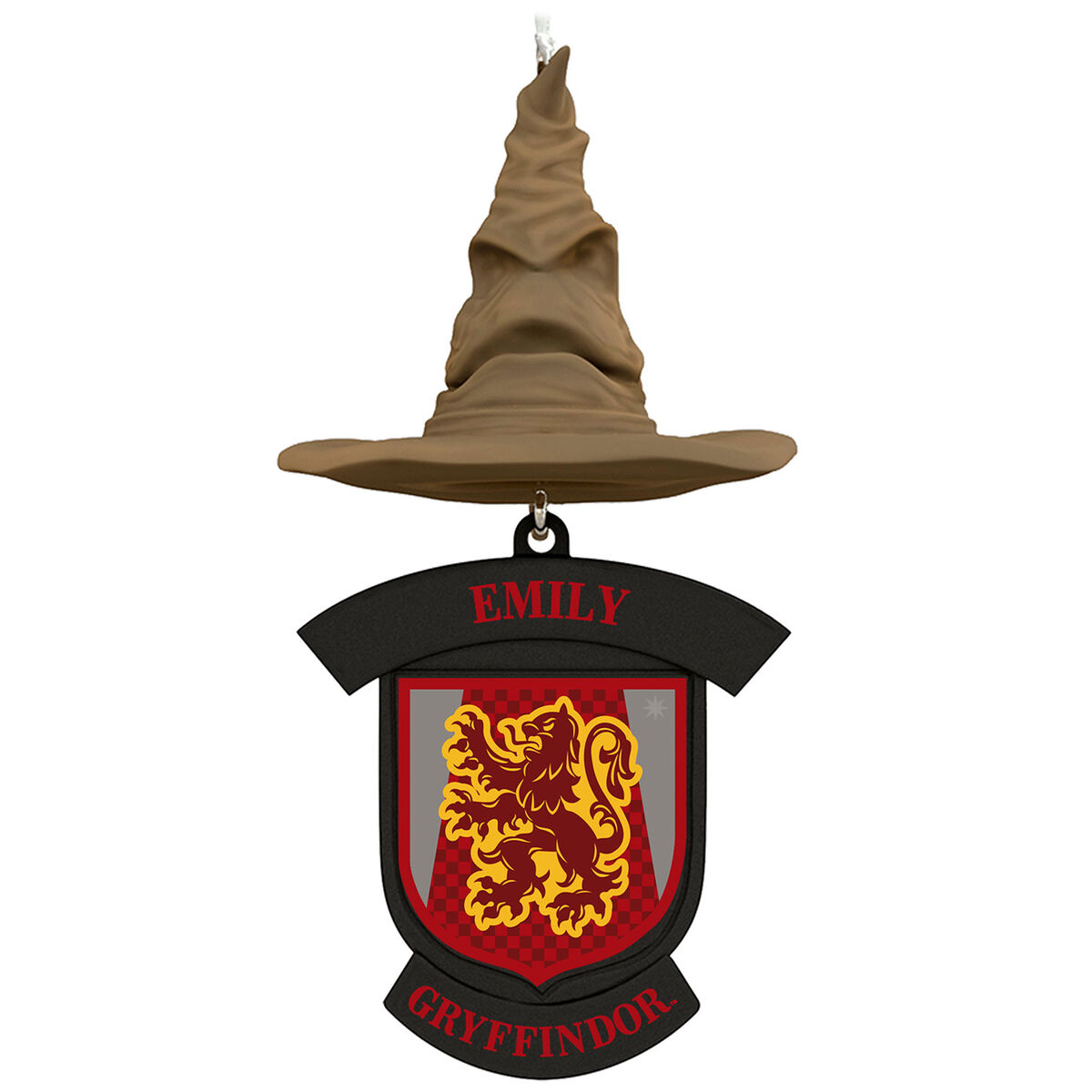 Harry Potter™ Sorting Hat Personalized Text Ornament, Gryffindor™ Personalized Ornaments