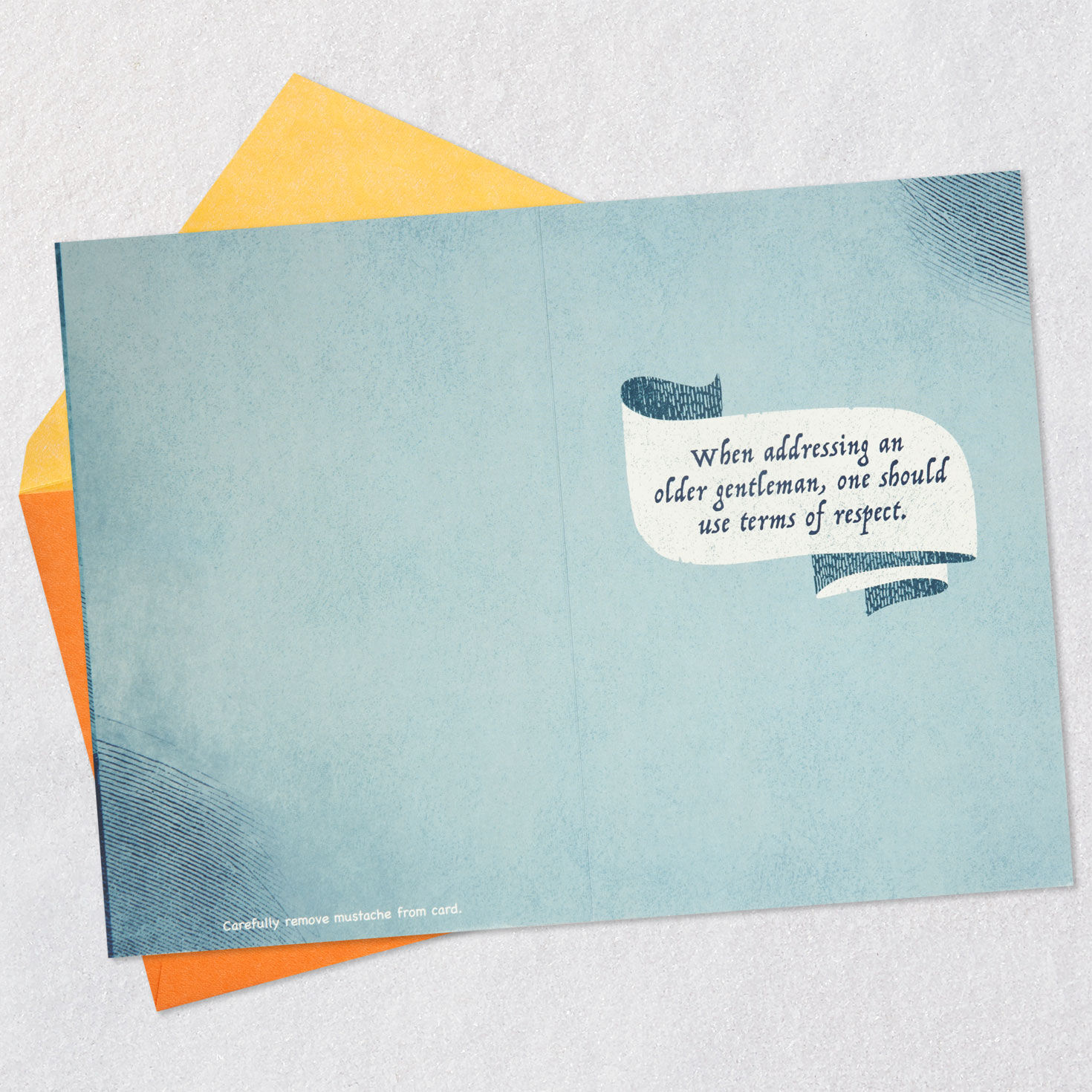 Dapper Gentleman Funny Birthday Card With Removable Mustache for only USD 6.99 | Hallmark