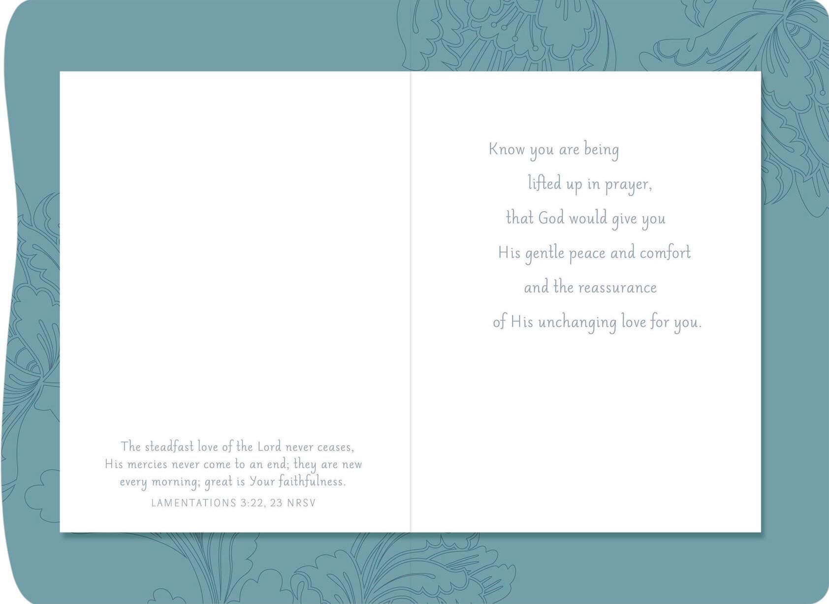 Thinking of You With Extra Special Care Religious Sympathy Card