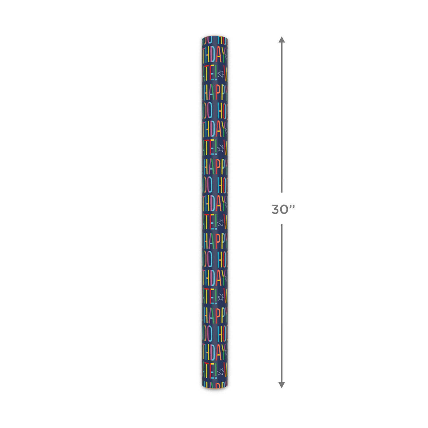 Colorful Happy Birthday Wishes Wrapping Paper, 20 sq. ft. for only USD 4.99 | Hallmark