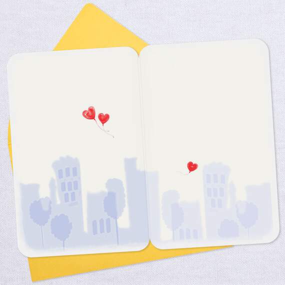 3.25" Mini Ooh-La-La Heart Eiffel Tower Blank Card, , large image number 3