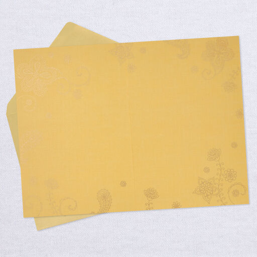 Blessings Paisley Elephant Blank Card, 