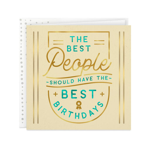 The Best People Birthday Card, 
