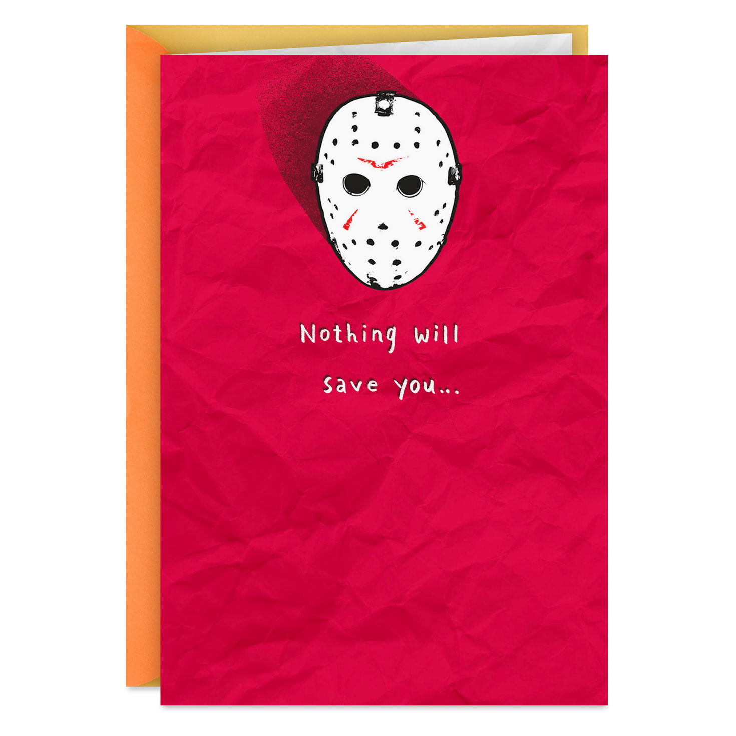 Friday the 13th Nothing Will Save You Funny Birthday Card