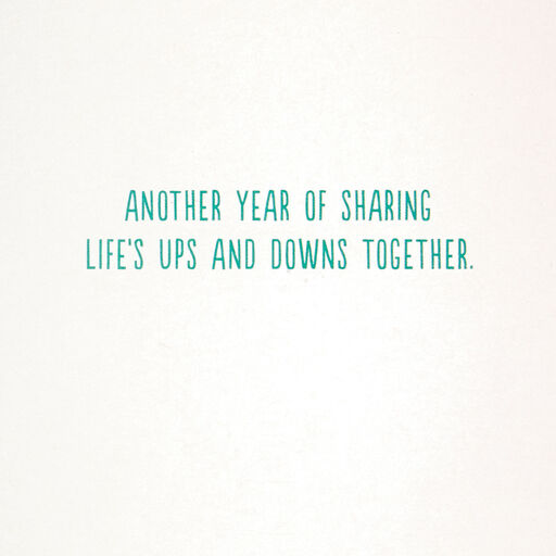 Life's Ups and Downs Funny Anniversary Card, 