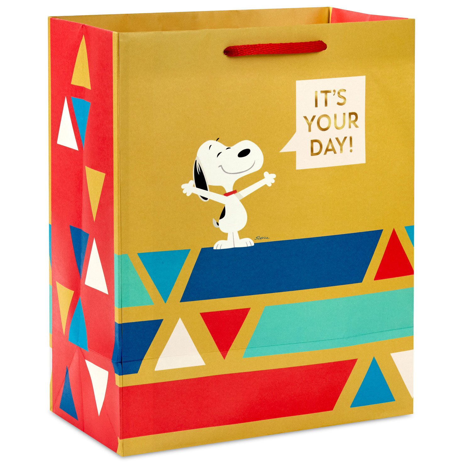 9.6" Peanuts® It's Your Day Medium Gift Bag for only USD 3.99 | Hallmark