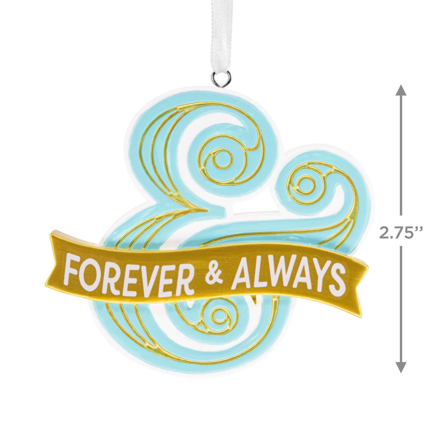 Forever and Always Ampersand Hallmark Ornament for only USD 14.99 | Hallmark