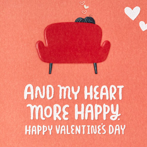 You Make Life More Comfy Romantic Valentine's Day Card, , large image number 2