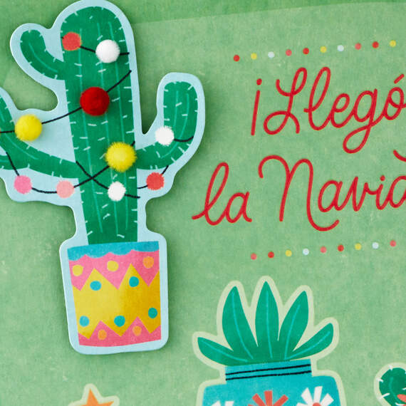 Love, Joy and Happiness Spanish-Language Christmas Card, , large image number 4
