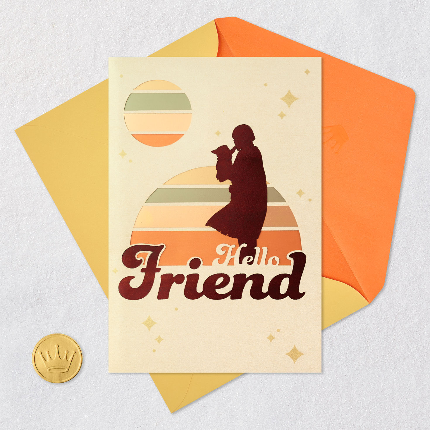 Star Wars: The Mandalorian™ and Grogu™ Happy Day Birthday Card for Friend for only USD 6.59 | Hallmark